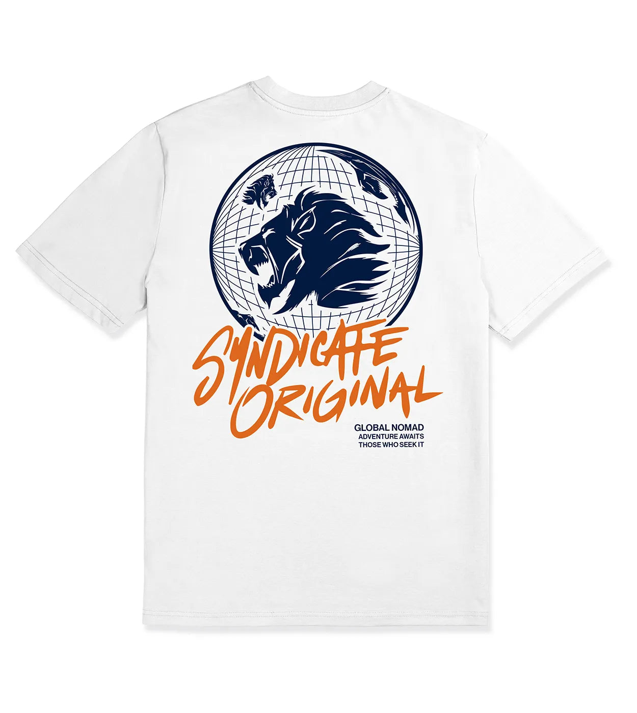 Global T-shirt White / Orange (Pre-order)