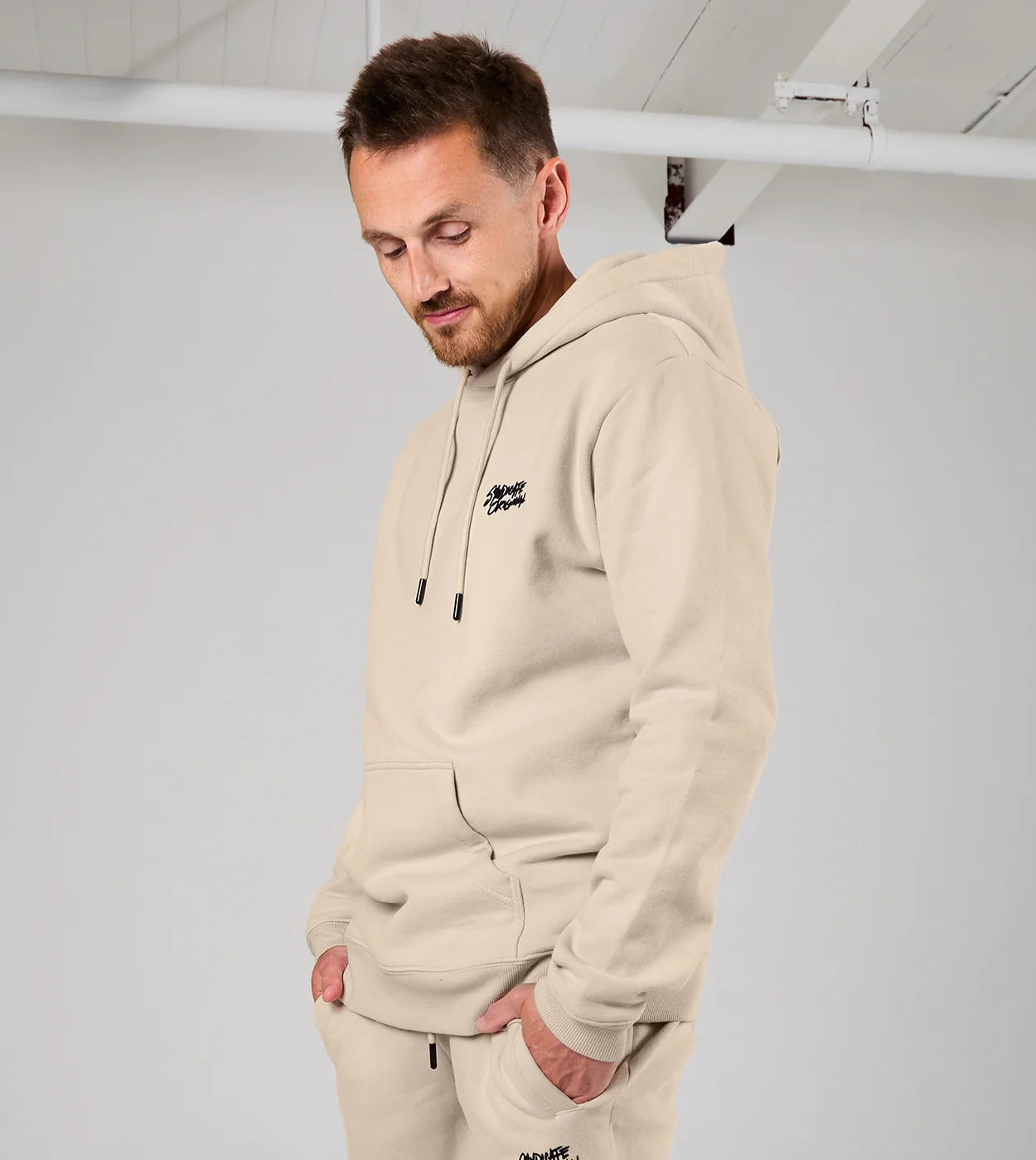 Logo Hoodie Sand