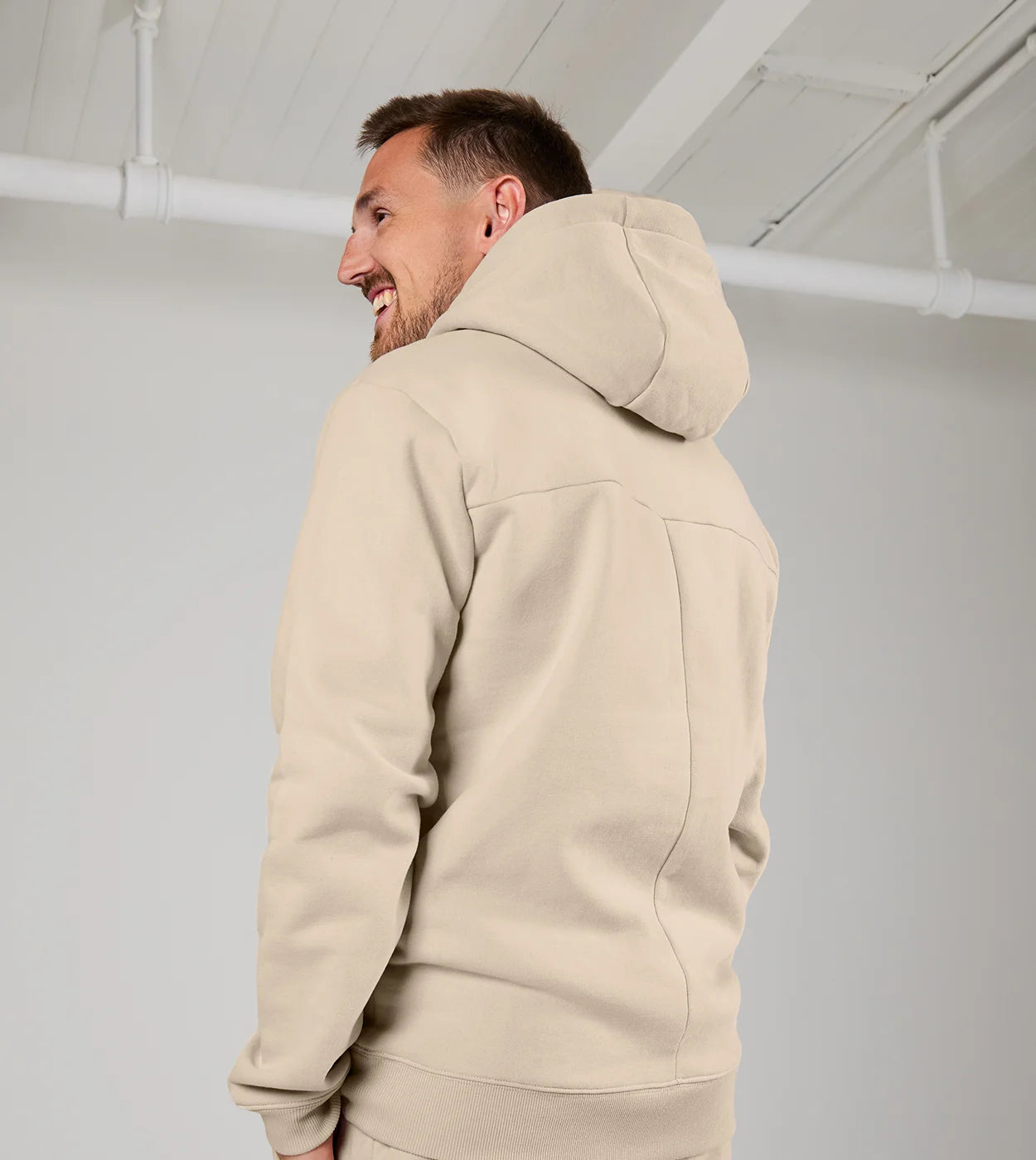 Logo Hoodie Sand