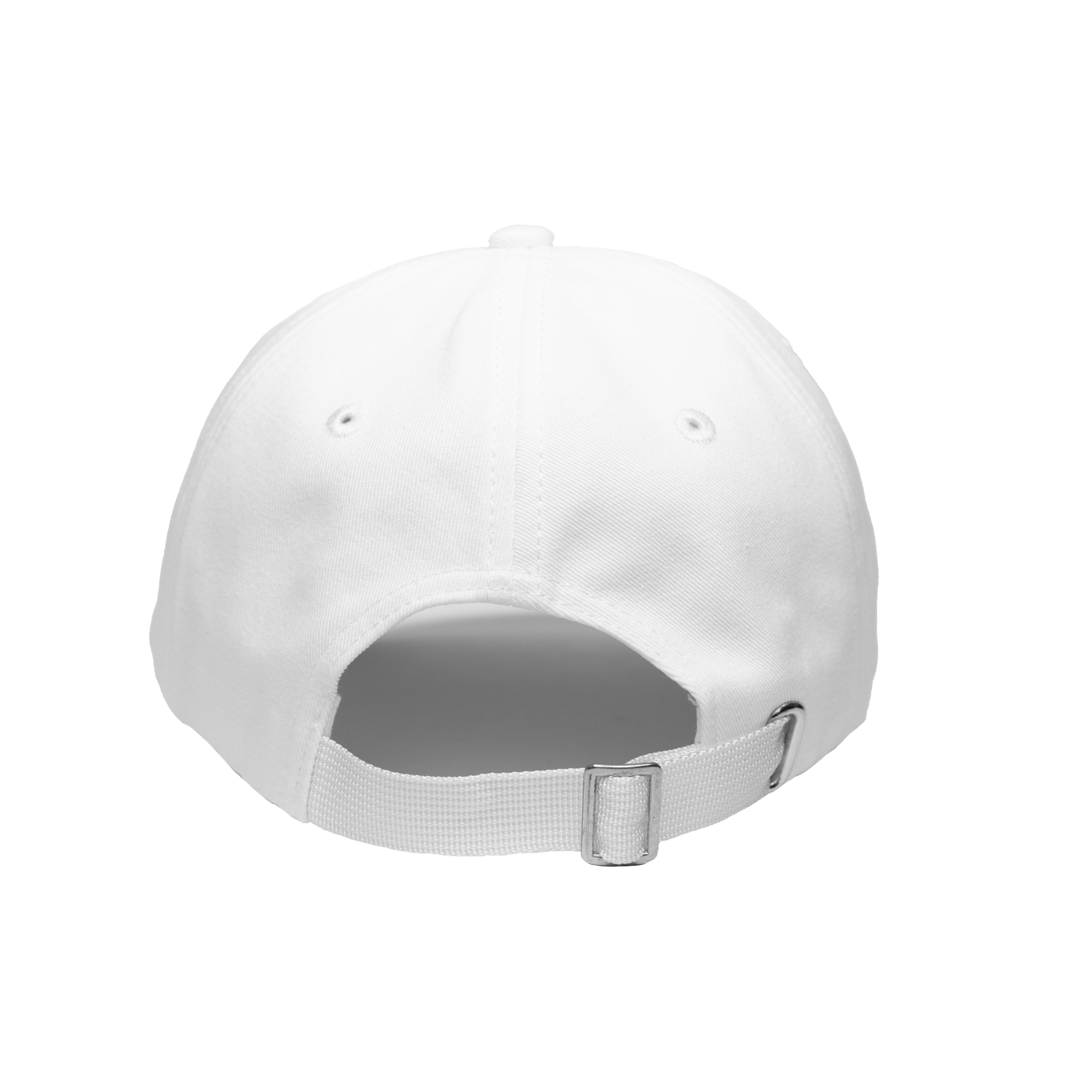 Signature Strap-Back Cap White / Black