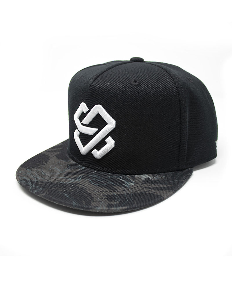 Stealth Monogram Snapback Hat