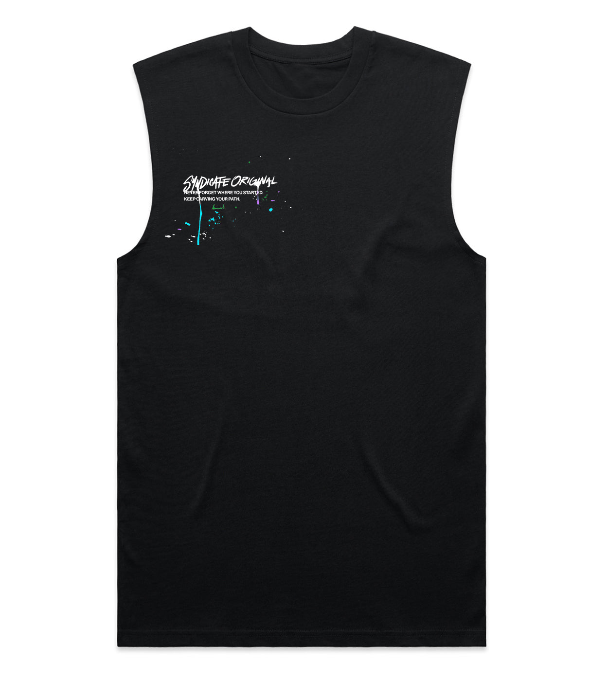 Abstract Tank Black