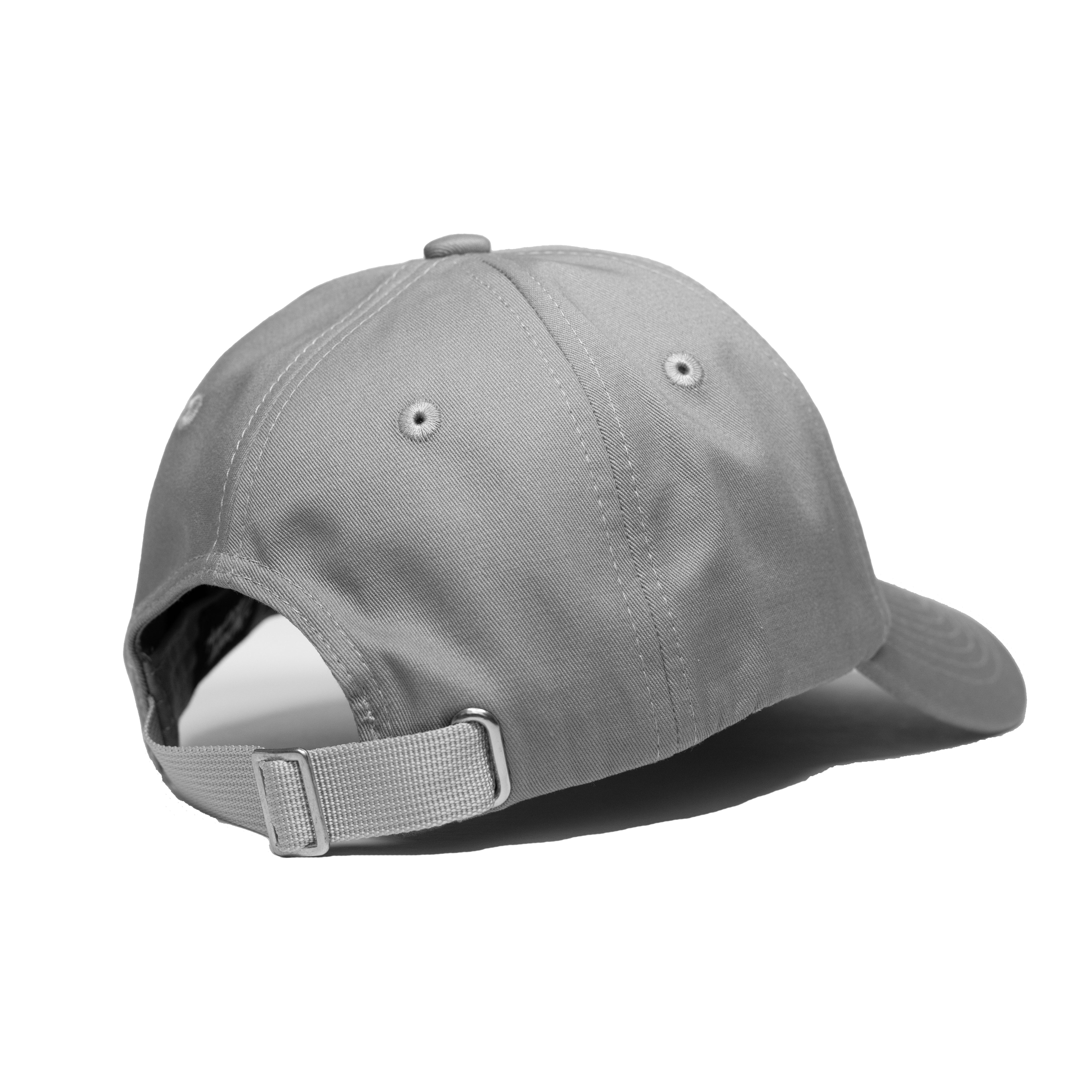 Signature Strap-Back Cap Grey / White