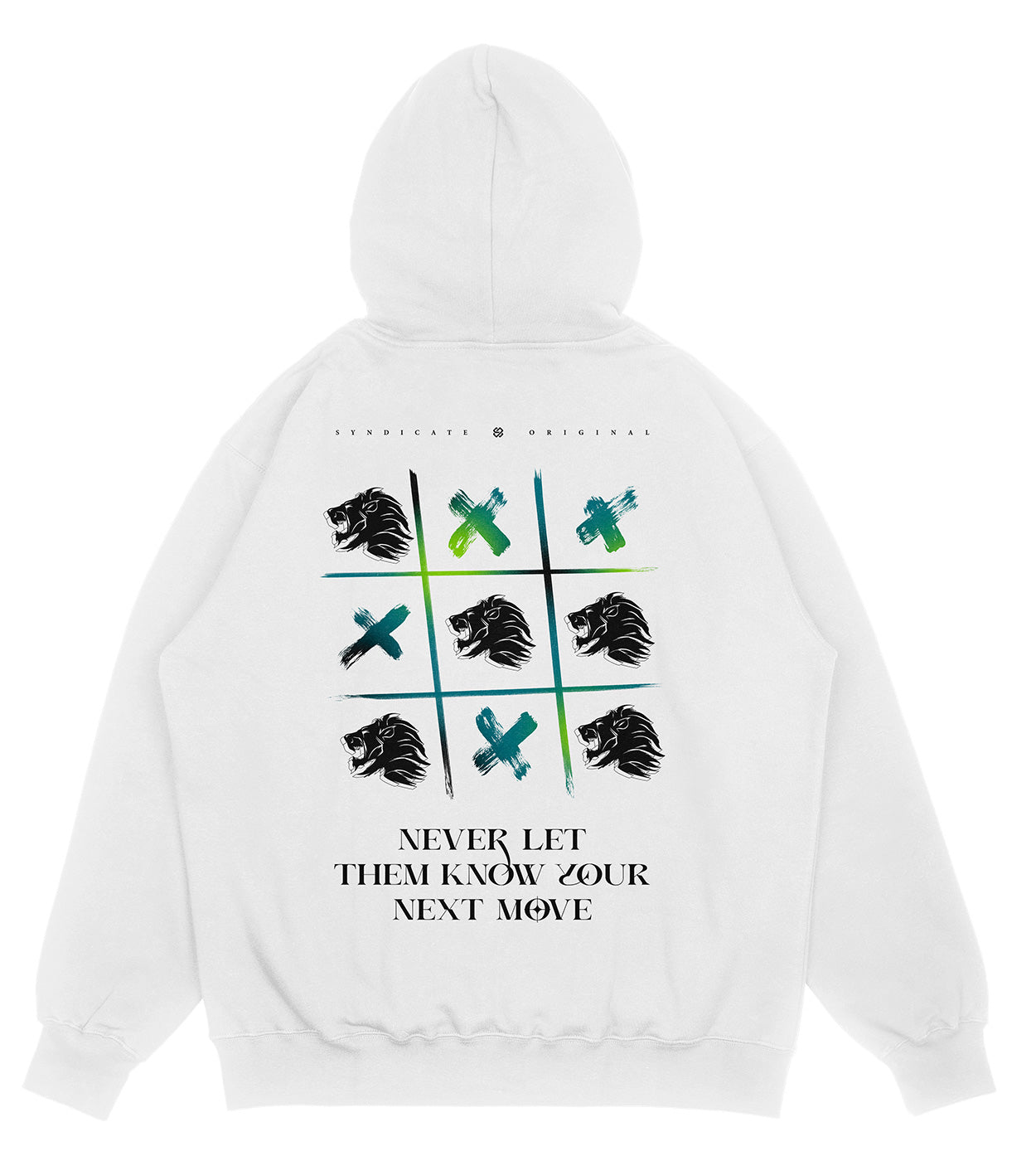 Next Move Hoodie White/Green