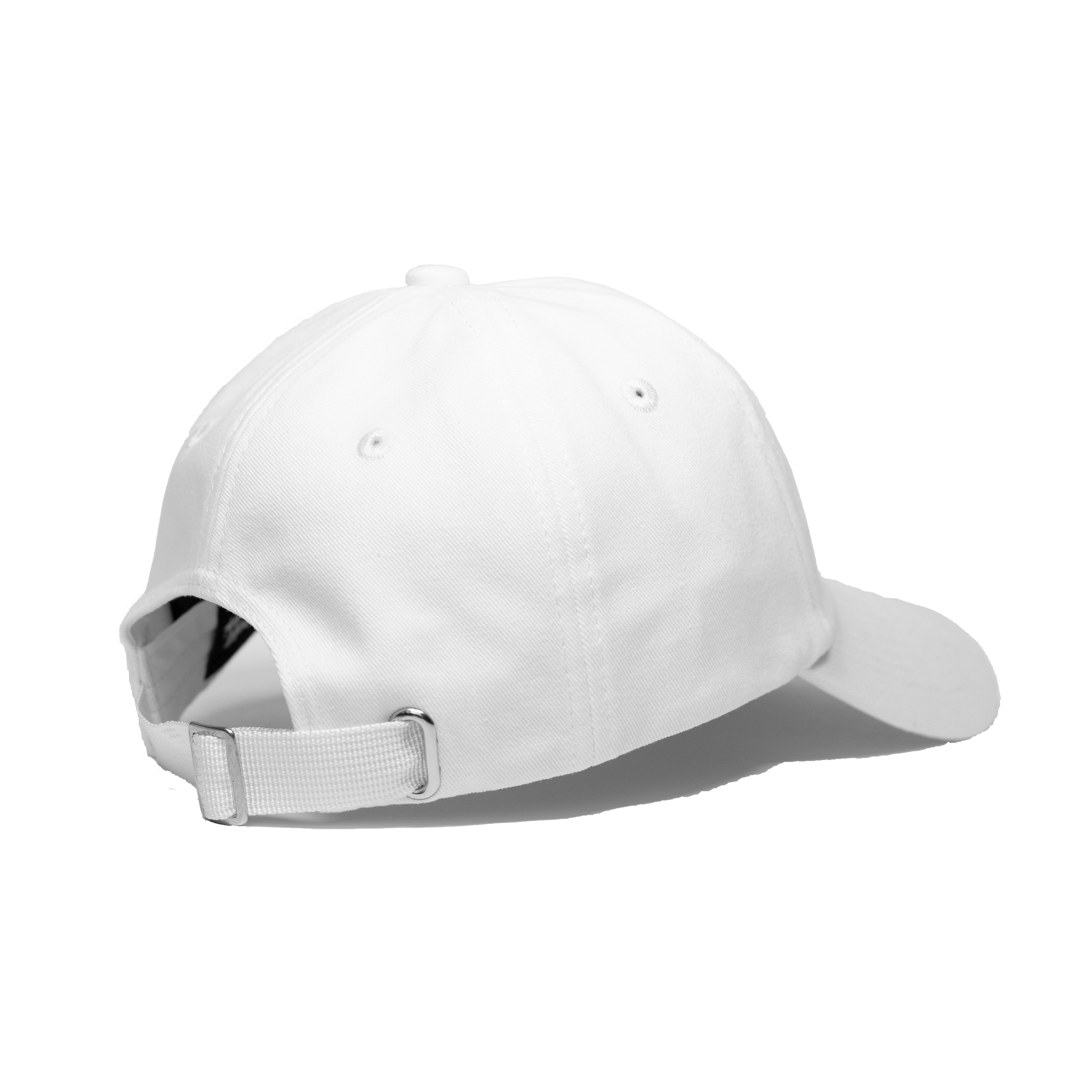 Signature Strap-Back Cap White / Black