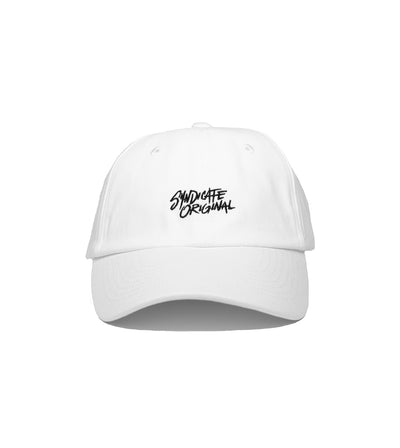 Signature Strap-Back Cap White / Black